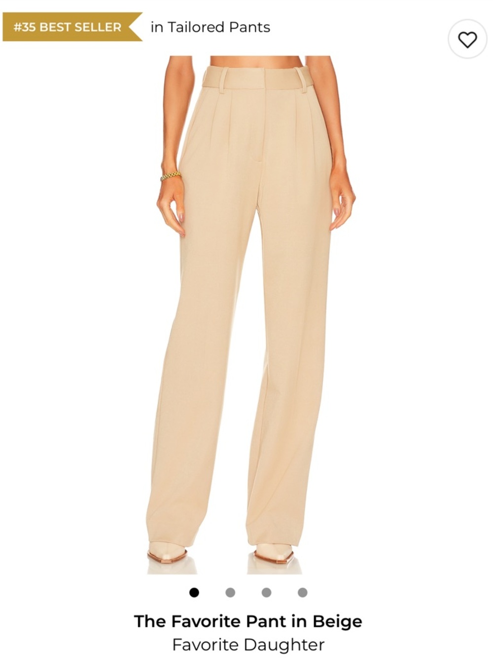 Favorite Daughter Pant in Beige